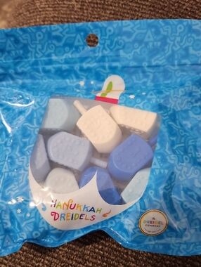 ❤️ NIP Hanukkah Dreidels  - Blue & White